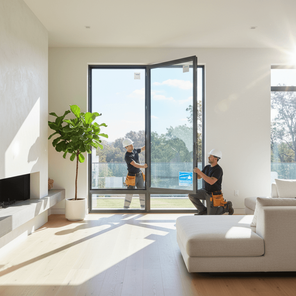 Energy-efficient window installation